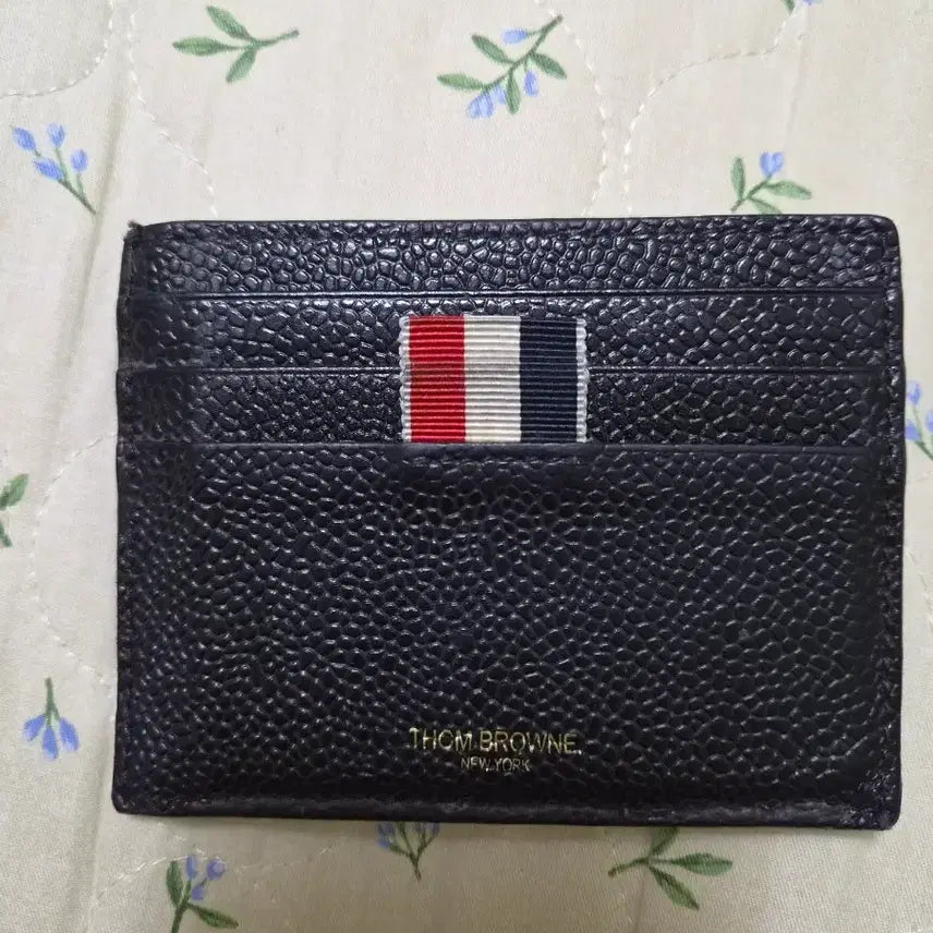 [BUNJANG] Thom Browne Cardholder Black Leather / 톰브라운 카드지갑 블랙