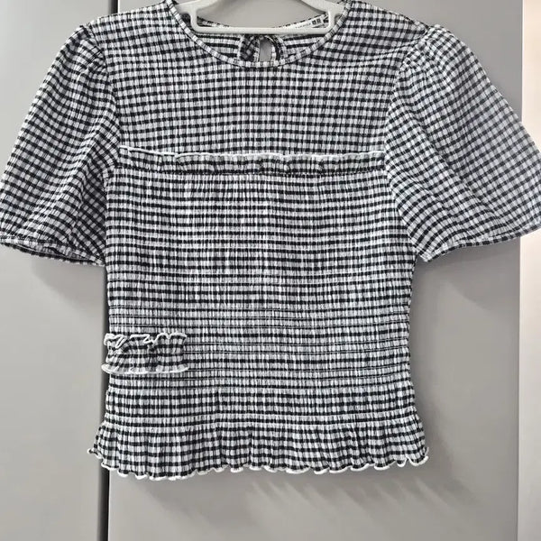 [BUNJANG] Uniqlo Cecilia Bonstrom Shirring Blouse / 유니클로 세실리아반센 셔링 블라우스