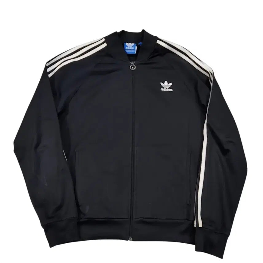 [BUNJANG] Adidas 3-Stripes Track Top Black Size 110 / 아디다스 삼선 트랙탑 검정 110