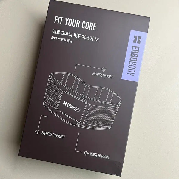 [BUNJANG] Ergobody Fit Your Core Support Belt (M, Black) / (미사용)에르고바디 핏유어코어 서포트 벨트 복대 M 블랙 산후