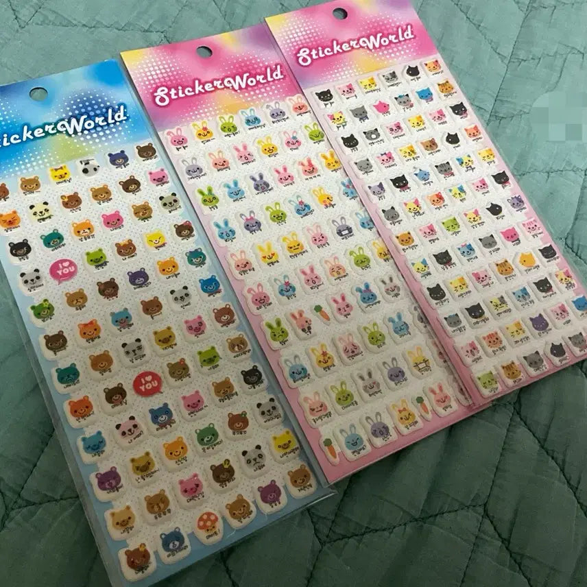 [BUNJANG] Animal Message Stickers / 동물 메세지 스티커