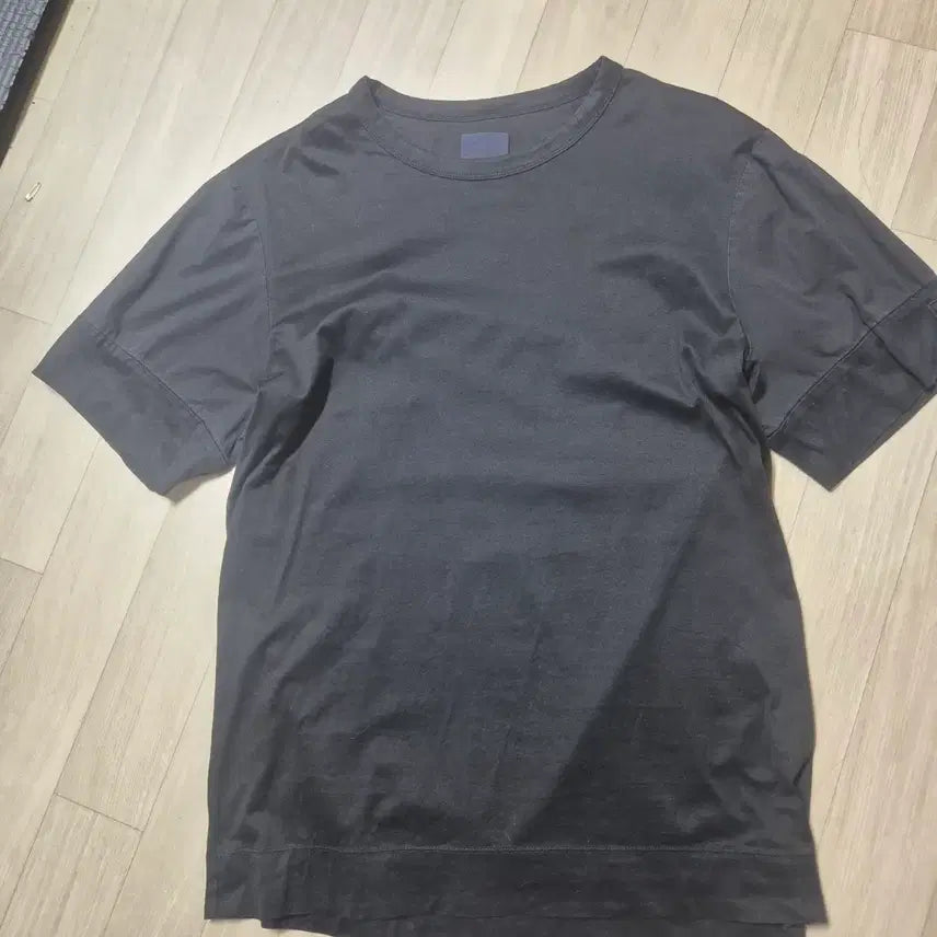 [BUNJANG] Junji Plain Basic Short-Sleeve T-Shirt Charcoal / 준지 무지 기본 반팔 티셔츠 차콜
