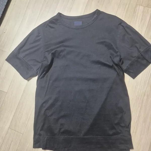 [BUNJANG] Junji Plain Basic Short-Sleeve T-Shirt Charcoal / 준지 무지 기본 반팔 티셔츠 차콜