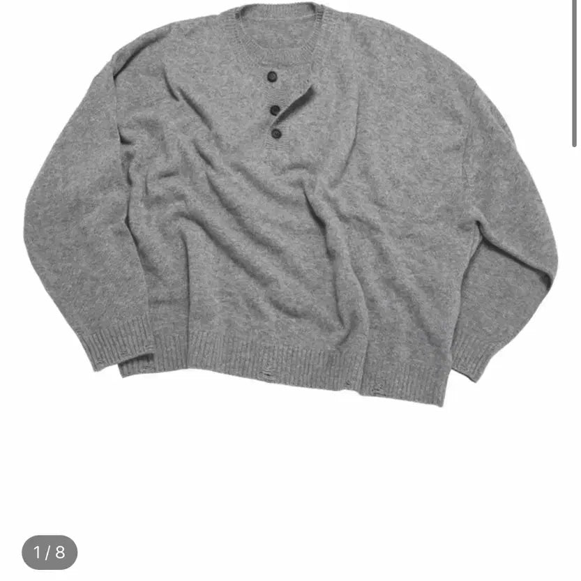 [BUNJANG] MJD Contrast Knit L / Mjd 콘트라스트 니트 L사이즈