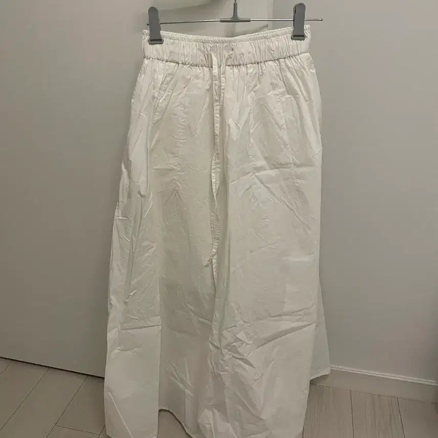 [BUNJANG] White Long Skirt / 화이트 롱 스커트