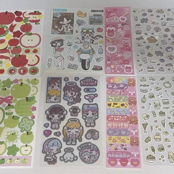[BUNJANG] Sticker Bundle (Characters + Daiso etc.) / 다꾸 스티커 일괄 판매 (인물+다이소 등)