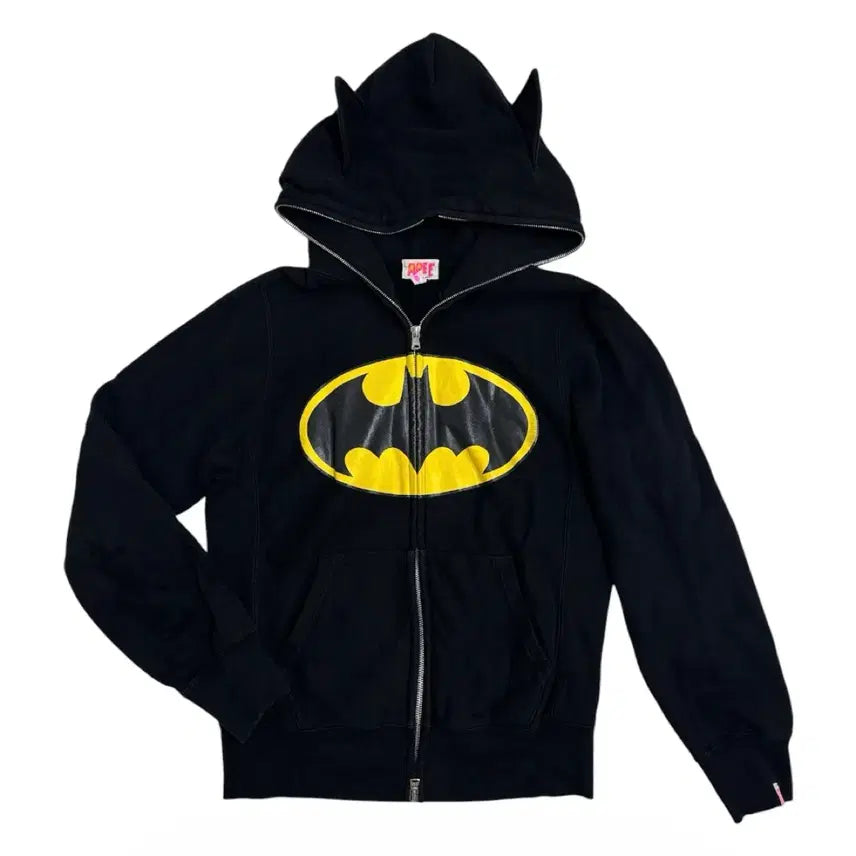 [BUNJANG] A Bathing Ape x DC Comics Batman Collaboration Hooded Zip-Up Jacket / 베이프 x DC 코믹스 배트맨 콜라보 후드 집업