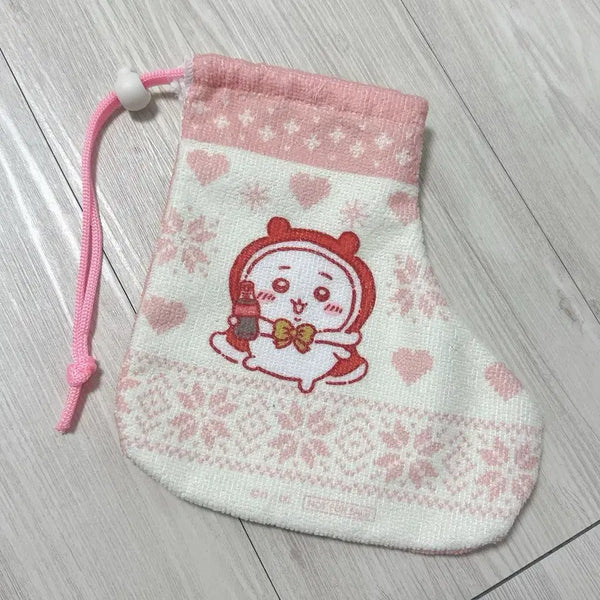 [BUNJANG] Cheikawa Coca-Cola Collaboration Ornament Pouch with Drawstring / 먼작귀 치이카와 코카콜라 콜라보 오너먼트 양말 파우치 조리개