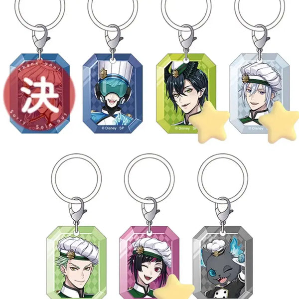 [BUNJANG] Twisted Wonderland Masterchef Keychain Set (Maleus, Silver, Lilia, Ortho, Sebek) / 트위스테 마스터셰프 마솊 말레우스 실버 릴리아 오르토 세벡 키링 공구