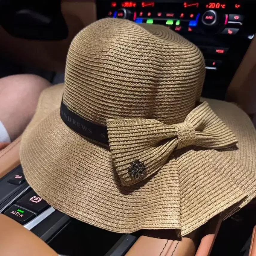 [BUNJANG] St. Andrews Straw Hat Fedora / St. Andrews 스트로햇/페도라/밀짚모자