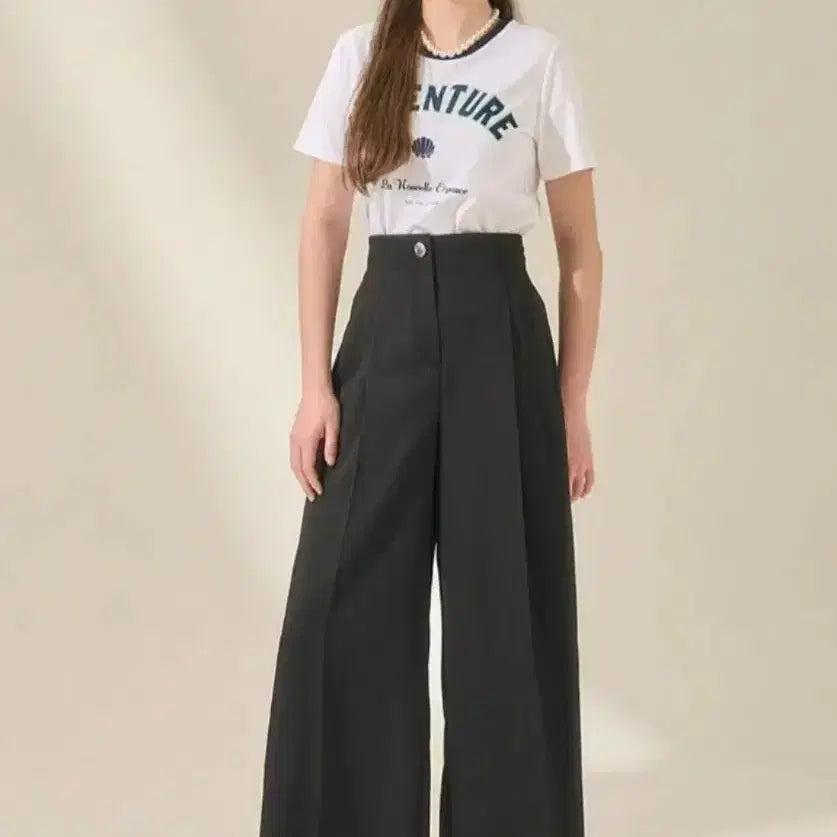 [BUNJANG] Mine Back Banding Pants / 한섬 마인 백밴딩 팬츠 55