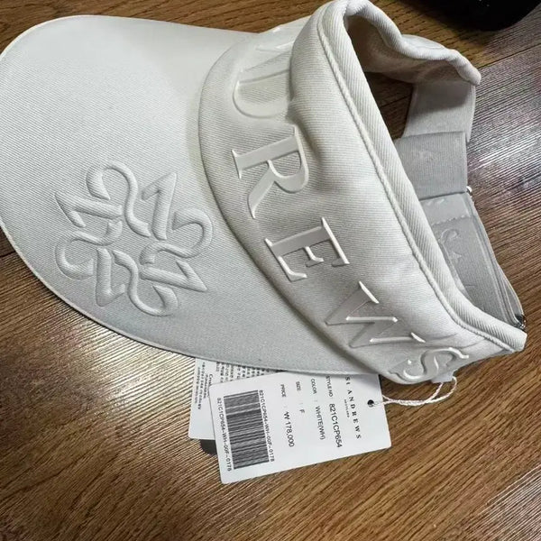[BUNJANG] Saint Andrews Golf Sun Visor White / 세인트앤드류스 골프 썬바이저 화이트