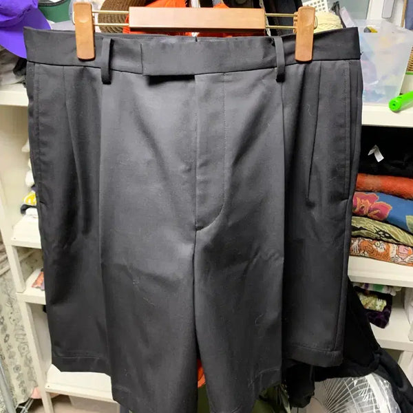 [BUNJANG] Wackomaria Domel Pleated Trouser Shorts XL / 와코마리아 도멜 플레티드 트라우저 반바지 XL
