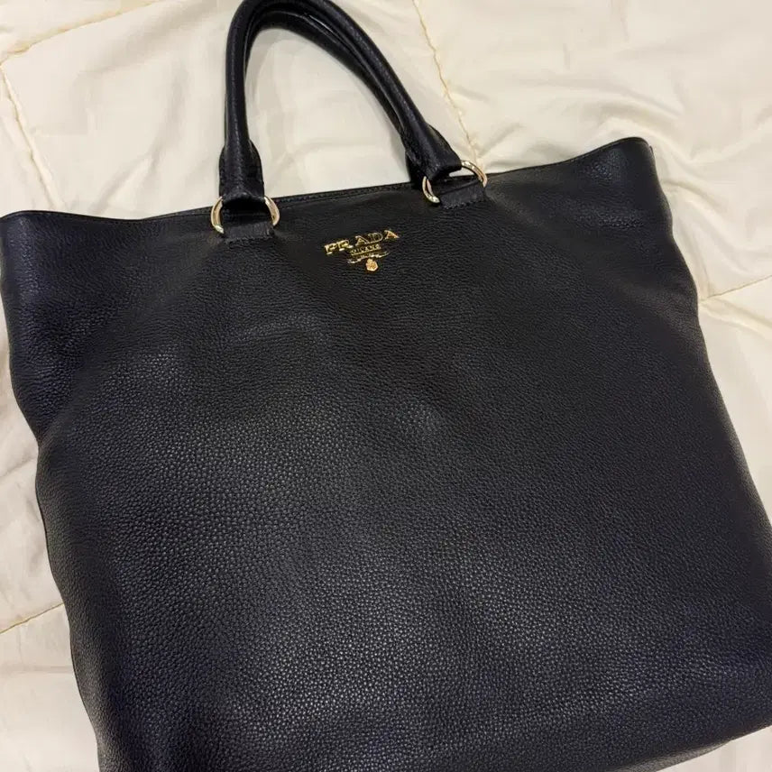[BUNJANG] Prada Vitello Daino 2-Way Bag Black / 프라다 비텔로다이노 2WAY 블랙 가방