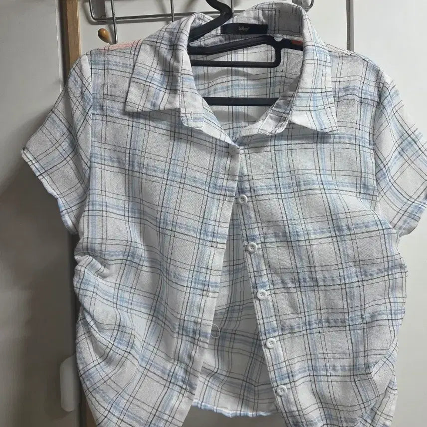 [BUNJANG] Ruched Short Sleeve Shirt / 셔링있는 반팔셔츠 네고 가능