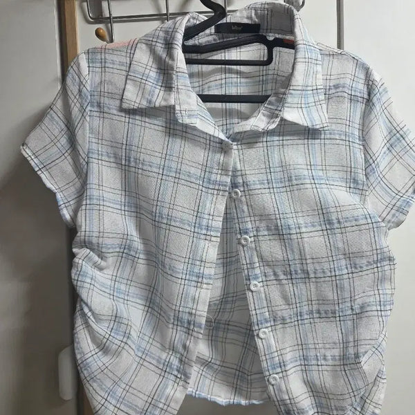 [BUNJANG] Ruched Short Sleeve Shirt / 셔링있는 반팔셔츠 네고 가능
