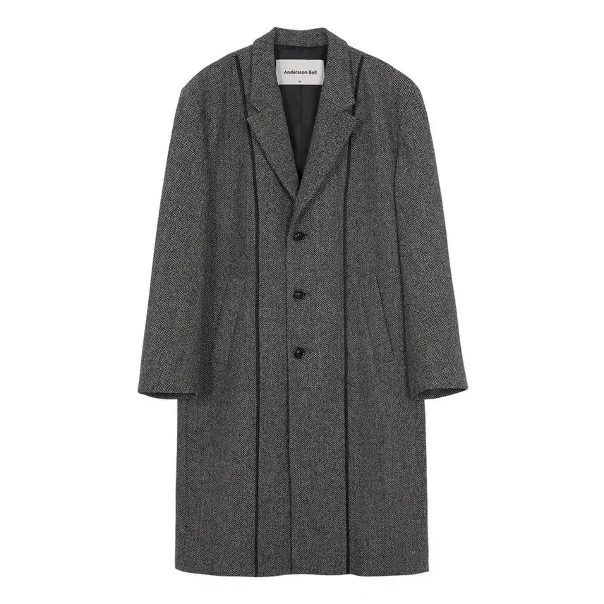 [BUNJANG] Andersson Bell Daddy Herringbone Inside Out Wool Coat / [M] 앤더슨벨 대디 헤링본 인사이드 아웃 울 코트