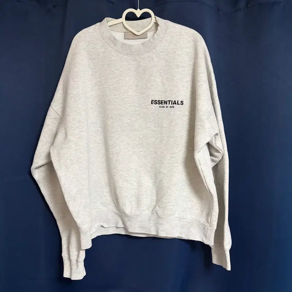 [BUNJANG] Fear of God Essentials Hoodie Light Gray / 에센셜 피어 오브 갓 후드티 라이트 그레이