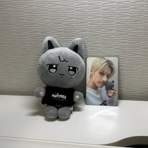 [BUNJANG] ATEEZ Wooyoung INDIVIDUAL CALLING Doll Keyring + Photocard / 에이티즈 우영 인더콜링 인형키링 + 포카