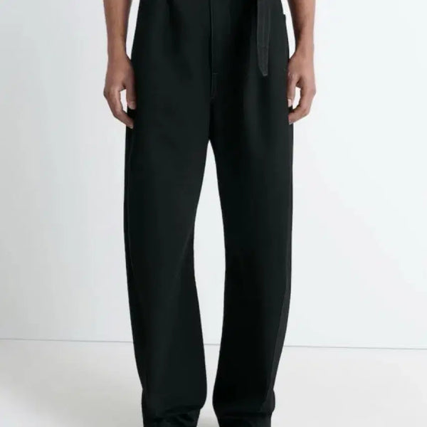 [BUNJANG] Lemaire Twisted Belted Pants 25SS Black M / 르메르 트위스티드 벨티드 팬츠 25SS 블랙 M