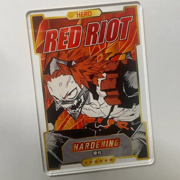 [BUNJANG] My Hero Academia Kirishima Eijiro Status Acrylic Card / 나의 히어로 아카데미아 히로아카 키리시마 스테이터스 아크릴 카드