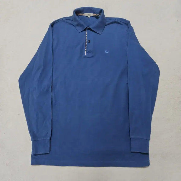 [BUNJANG] Burberry Long Sleeve Polo Shirt / 버버리 롱슬리브 긴팔 카라티 급처