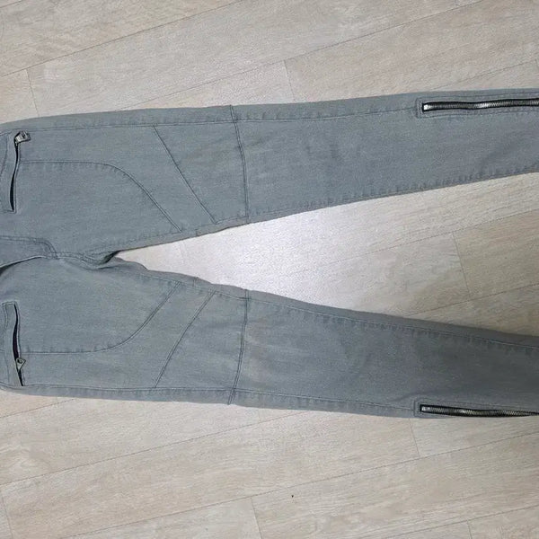 [BUNJANG] System Women's Zipper Detail Flare Jeans / 시스템 여성청바지