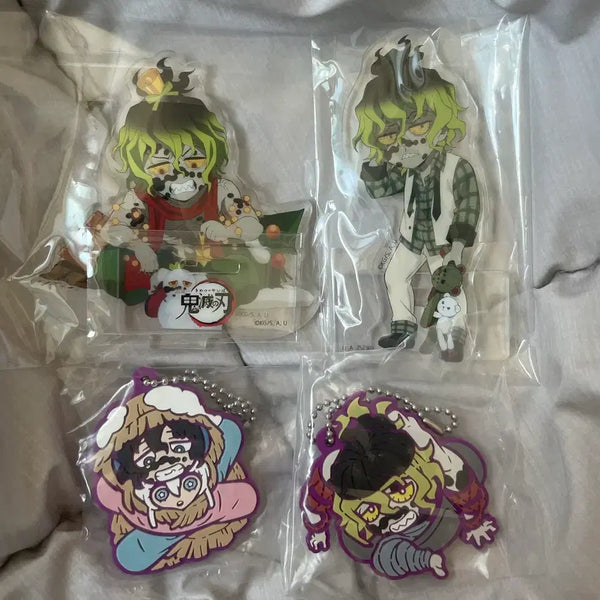 [BUNJANG] Demon Slayer Gyutaro Acrylic Stand & Rubber Strap Set / 귀멸의 칼날 규타로 아크릴 스탠드 + 러버스트랩 판매