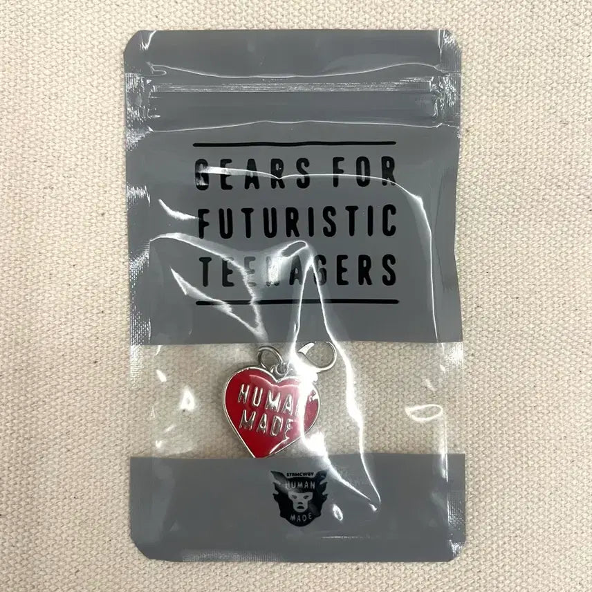 [BUNJANG] Humanmade Heart Mini Key Charm Red / Humanmade 휴먼메이드 하트 미니 키참 레드