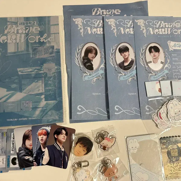 [BUNJANG] TXT Choi Choi Choi Cafe Goods Bundle Set / 투바투 최최최 카페 굿즈 양도 수빈 연준 범규