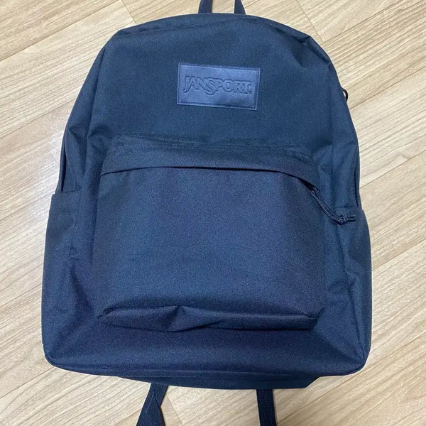 [BUNJANG] JanSport SuperBreak Plus Laptop Backpack Monochrome Black / 잔스포츠 슈퍼브레이크 플러스 랩탑 MONOCHROME BLACK