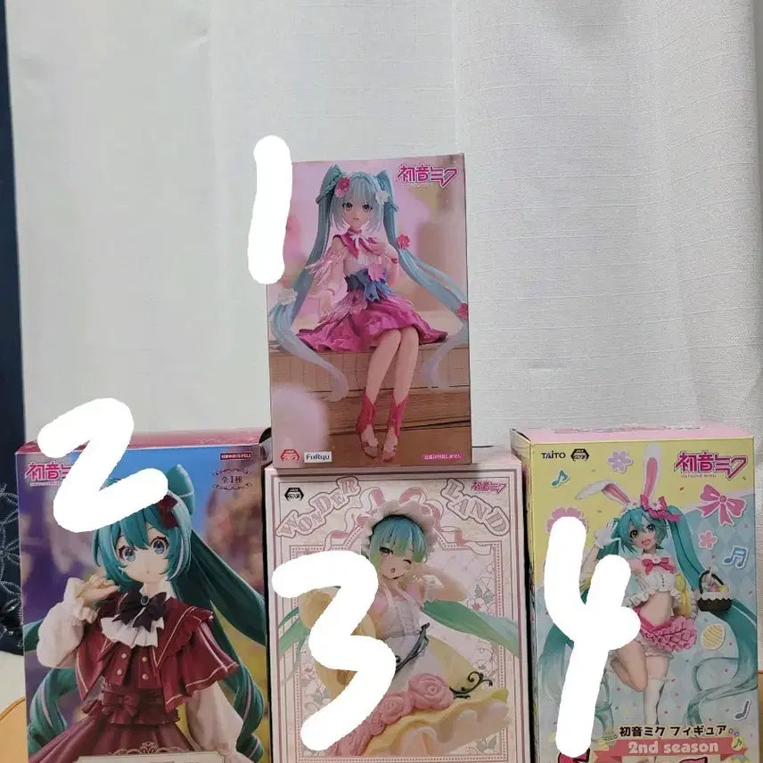[BUNJANG] Hatsune Miku Figure Bundle Set / 하츠네 미쿠 피규어 일괄 판매합니다