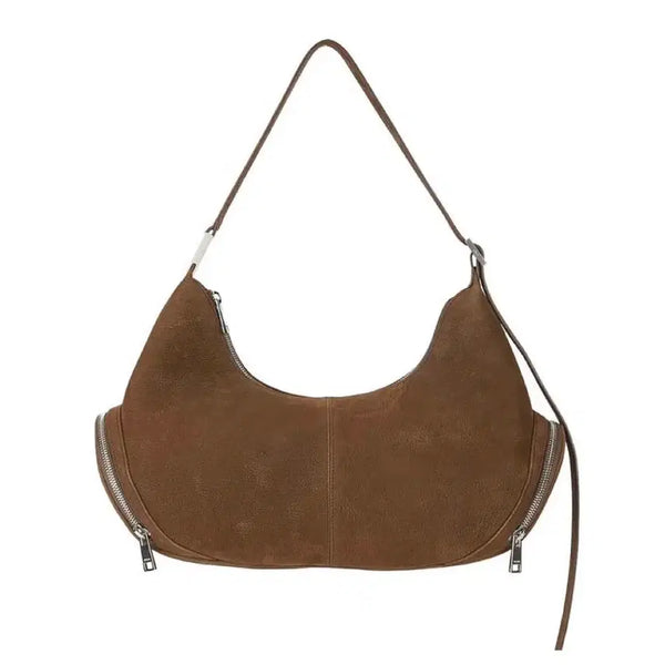 [BUNJANG] OSOI Cargo Hobo Large Nubuck Leather Shoulder Bag / OSOI 오소이 소가죽 호보백