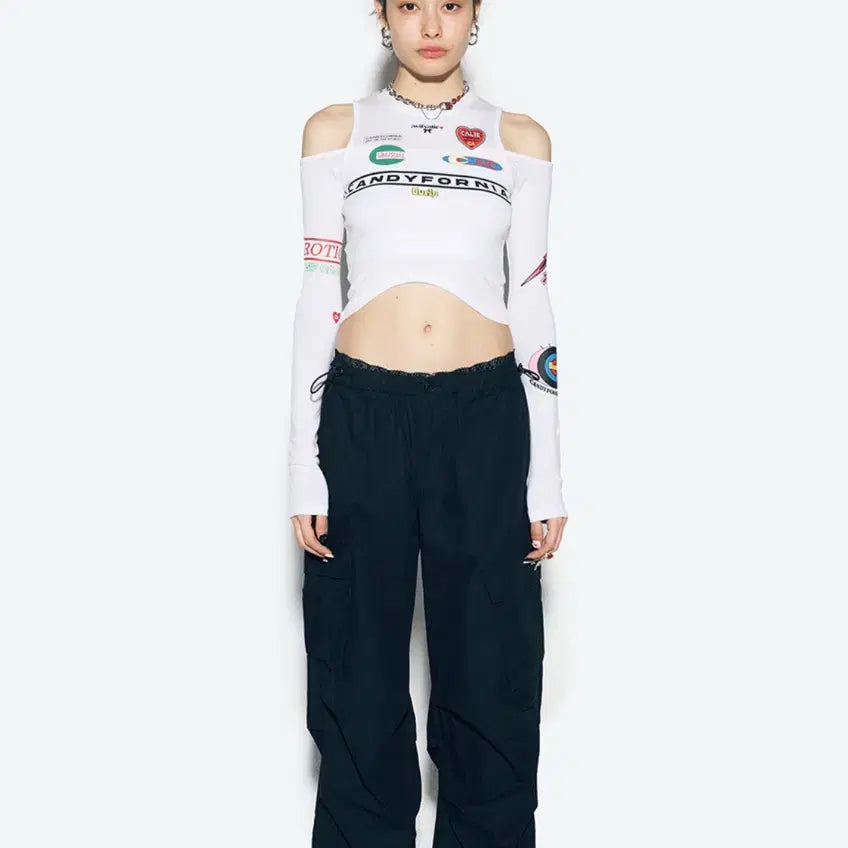 [BUNJANG] AS IF Kelly Parachute Cargo Pants Black / 에즈이프 켈리 파라슈트 카고팬츠 블랙 프리사이즈