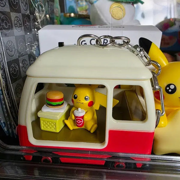 [BUNJANG] Pokémon Pikachu Camping Car Keyring / 포켓몬스터 피카츄 캠핑카 키링 롯데리아
