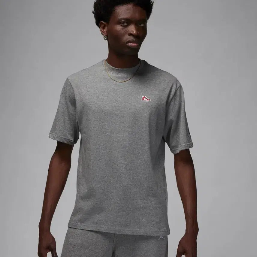[BUNJANG] Jordan AJ1 Logo Patch Short Sleeve T-Shirt / 조던 AJ1 로고 패치 반팔 티셔츠