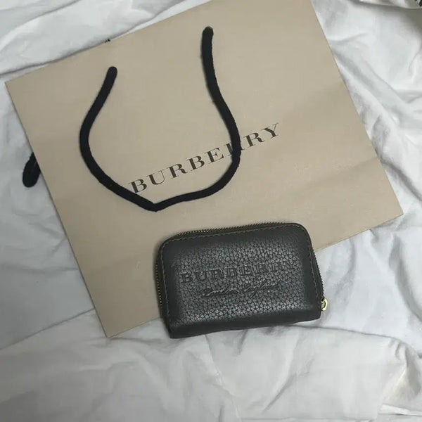 [BUNJANG] Burberry Leather Card Holder Khaki / 버버리 카드지갑 카키