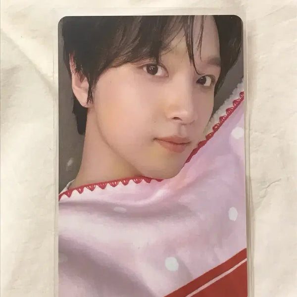 [BUNJANG] NCT Haechan Pink Christmas Photocard / 엔시티 해찬 핑크 크리스마스 포카