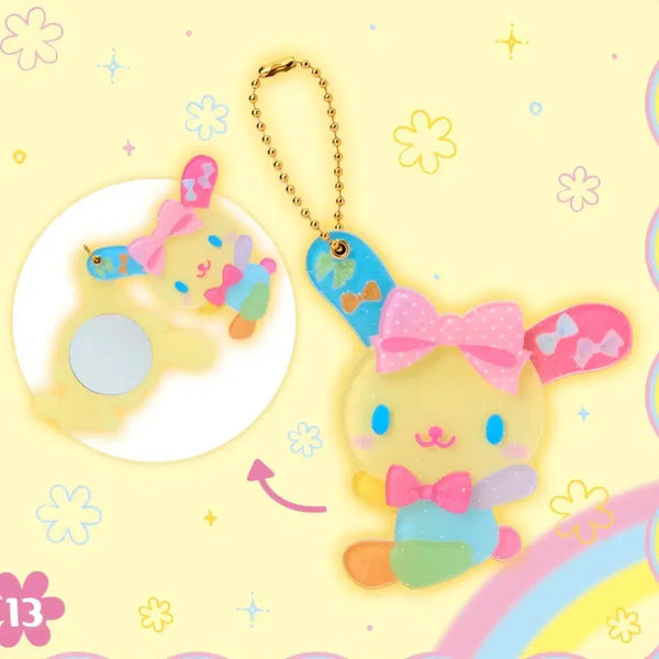 [BUNJANG] Sanrio Usahana Birthday Series Slide Mirror Keychain / 산리오 언제나 사랑하는 우사하나 생일 디자인 시리즈 슬라이드 미러 키링