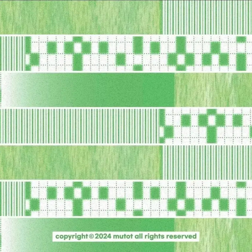 [BUNJANG] Muto Green Season Washi Tape / 무톳 초록의 계절 마테띵