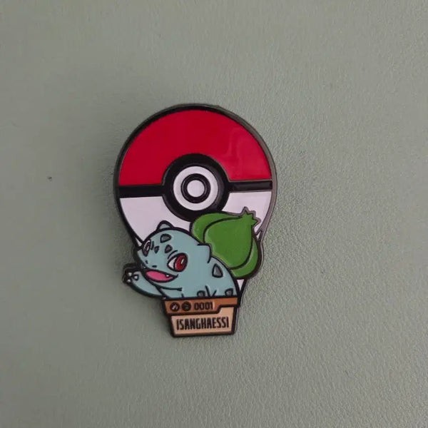 [BUNJANG] Lotte World Bulbasaur Badge / 롯데월드 이상해씨 뱃지 판매