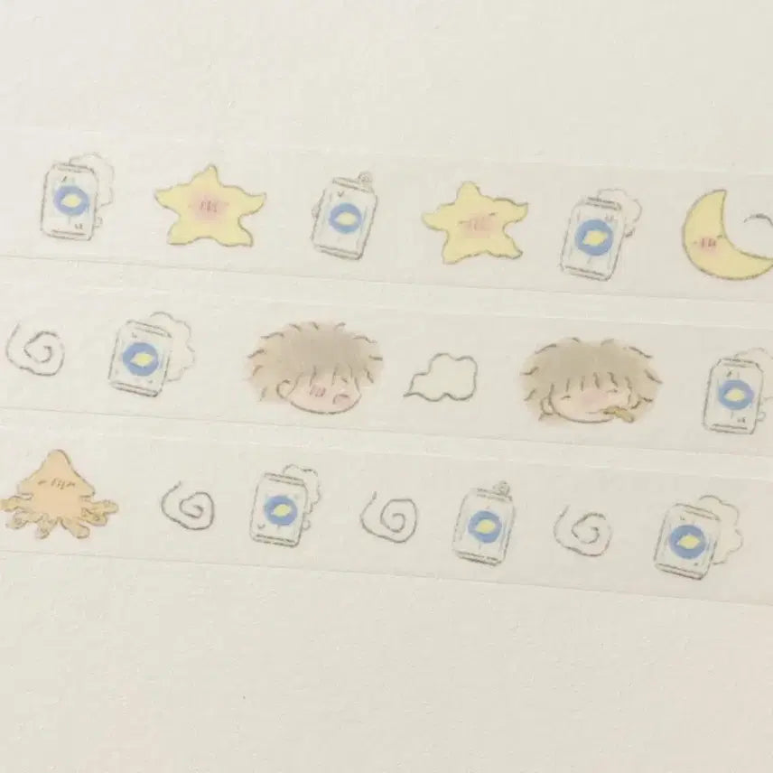 [BUNJANG] Hamine Alttaltalhanbam Masking Tape / 하미네 알딸딸한밤 마스킹테이프 마테띵