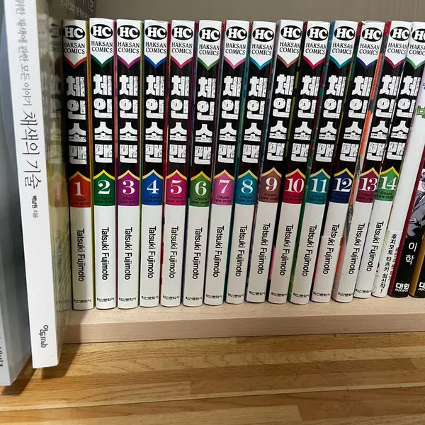 [BUNJANG] Chainsaw Man Manga Volume 1-14 + Look Back Set / 체인쏘맨 만화책 1~14권 세트+룩백