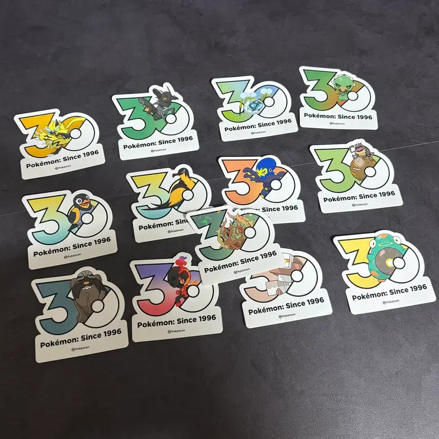 [BUNJANG] Pokemon 30th Anniversary Sticker / 포켓몬 30주년 스티커 교환/판매