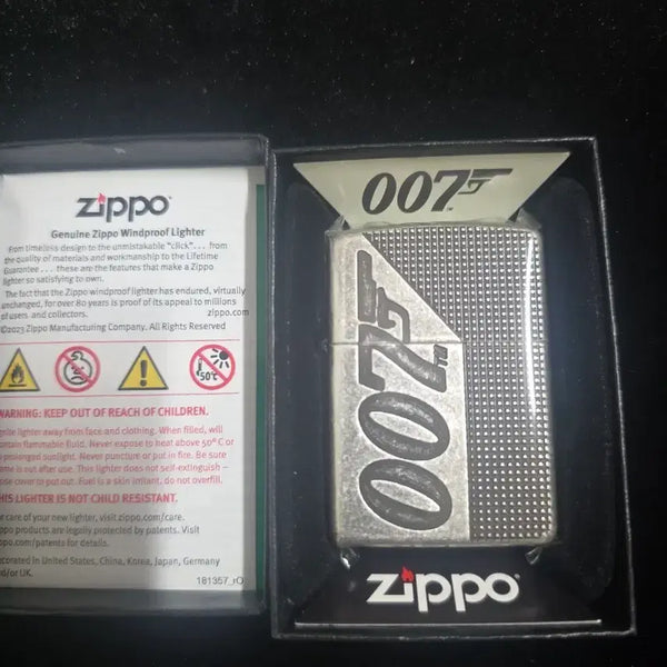 [BUNJANG] Zippo Armor Lighter '007 James Bond' Edition / 지포라이터 X 007 제임스 본드 49033 ZIPPO 아머