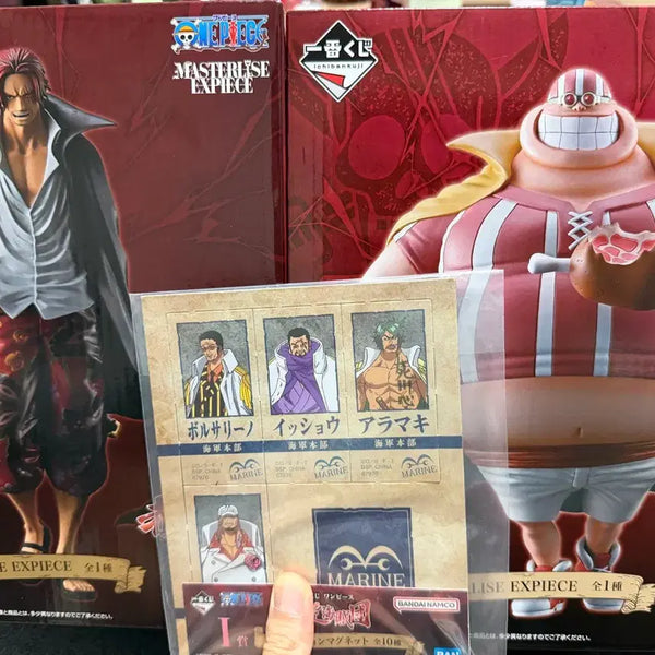 [BUNJANG] One Piece Shanks A Prize & Lucky Roux D Prize Figure Bundle / 샹크스 a상, 럭키루 d상 일괄 판매합니다