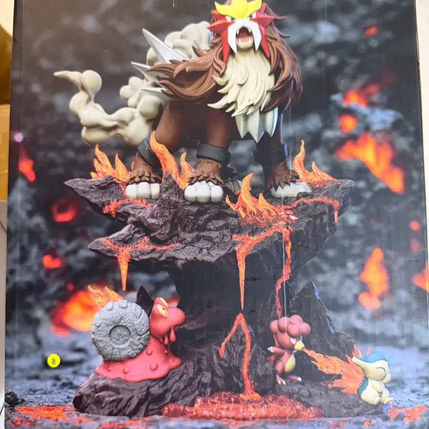 [BUNJANG] Smile Studio Entei 1/20 Scale Resin Diorama Figure / smile 스튜디오 엔테이 1/20 스케일 레진 피규어