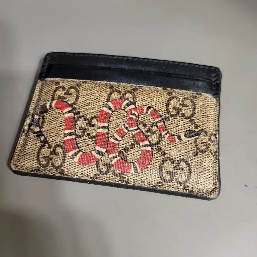 [BUNJANG] Gucci Kingsnake Card Wallet / 구찌 킹스네이크 카드 지갑