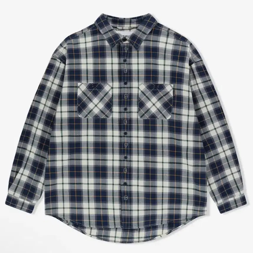 [BUNJANG] YESSEYESI Plop Check Shirt Blue XL / 예스아이씨 Plop Check Shirt 체크 셔츠 블루 XL