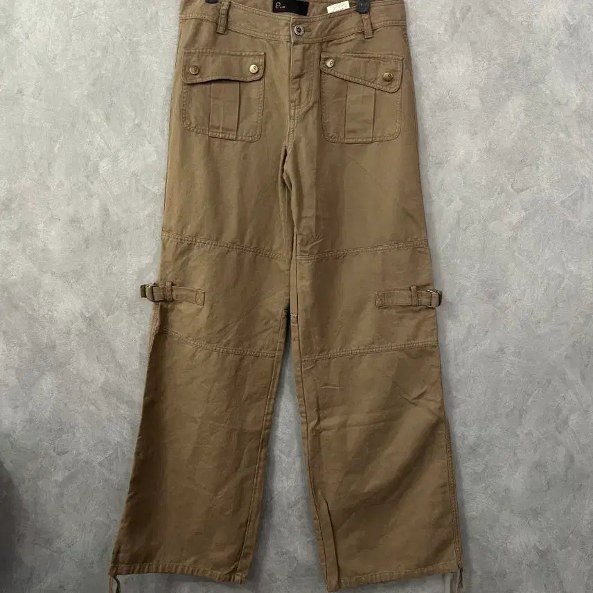 [BUNJANG] Beige Cargo Pants / 베이지 카고 바지 27